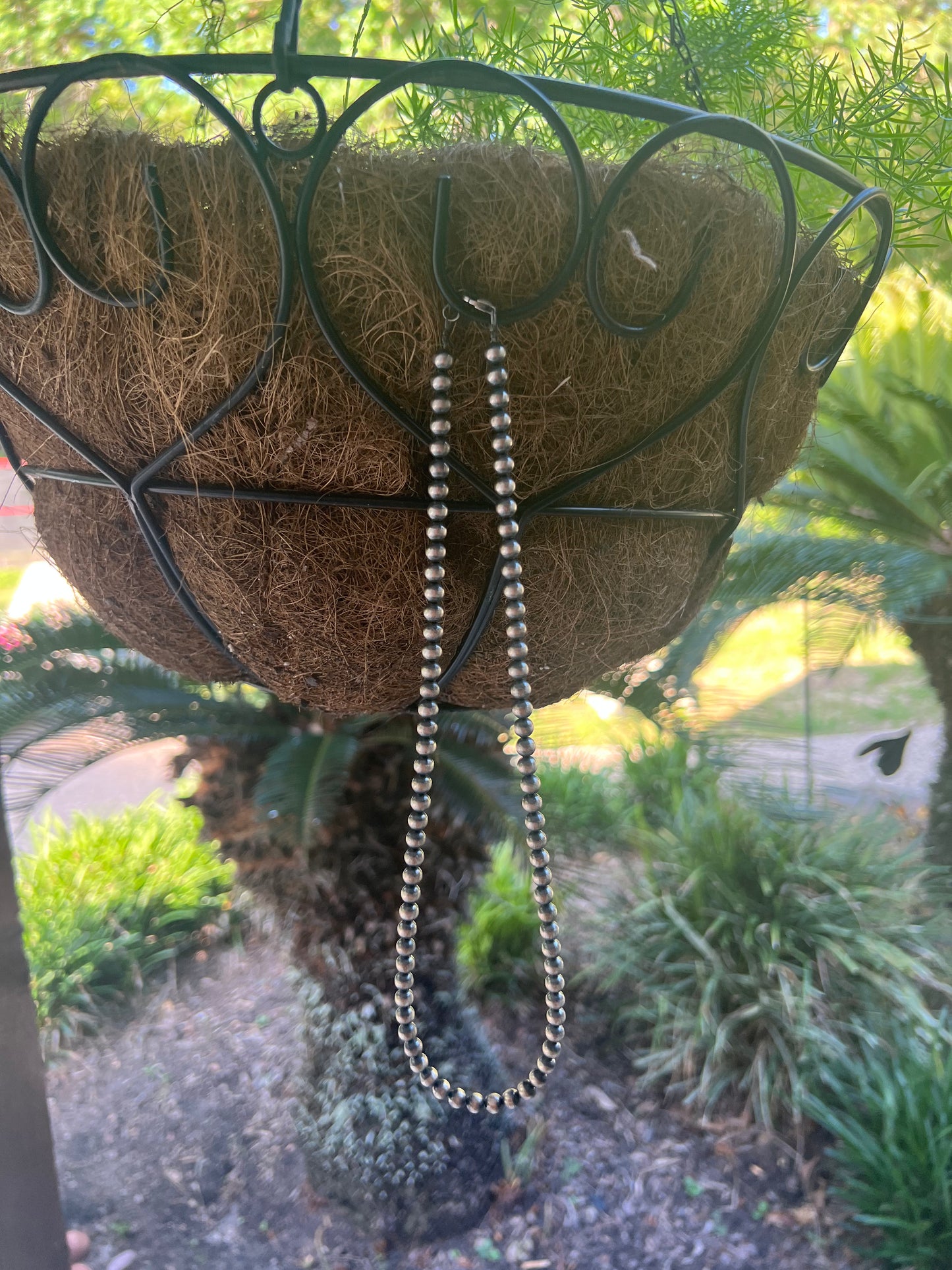 20 inch 6 mm Navajo Pearl Necklace
