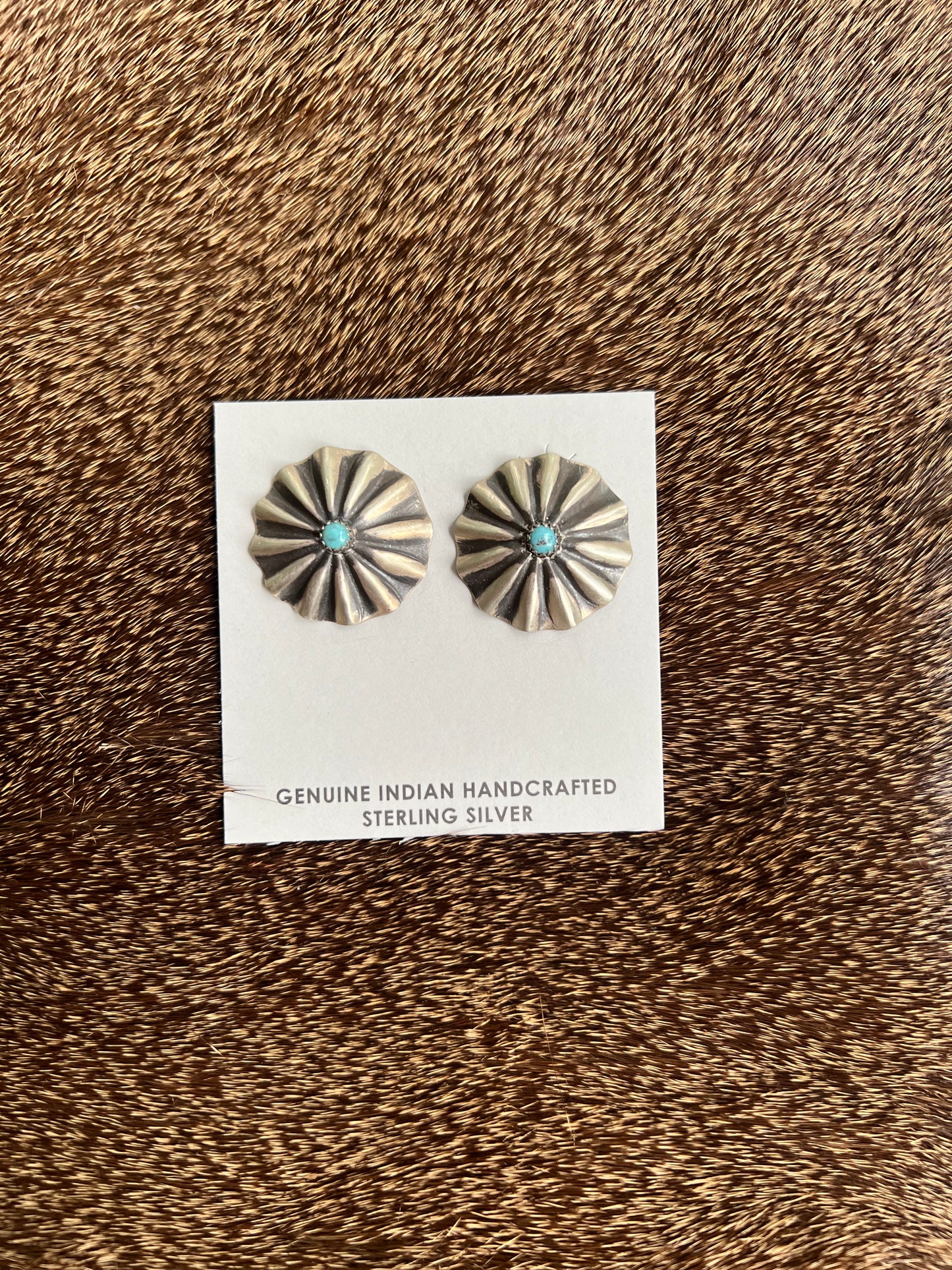 Concho Stud Earrings