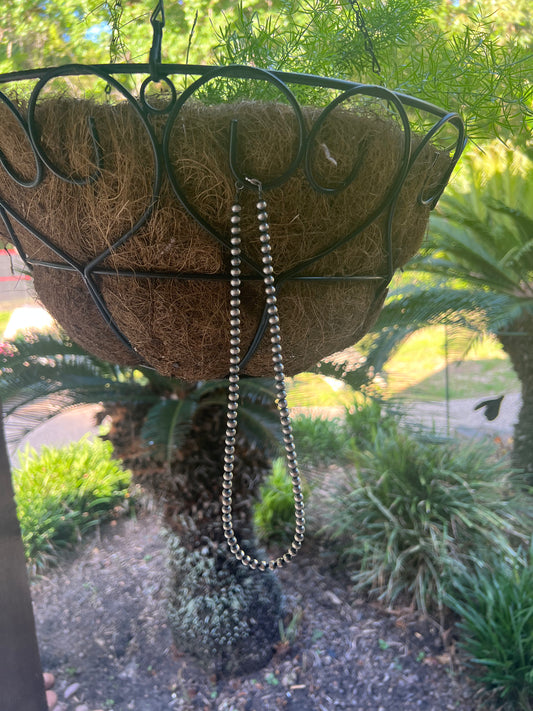 20 inch 6 mm Navajo Pearl Necklace